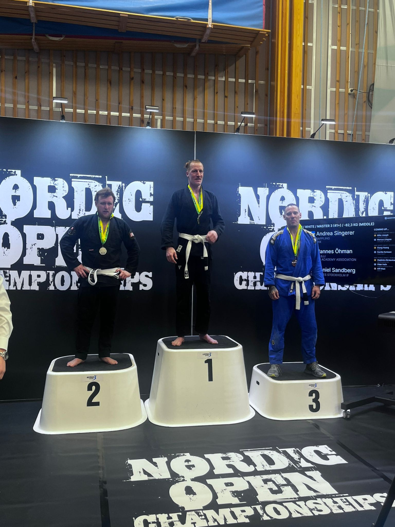 Hannes tar silvermedalj på Nordic Open