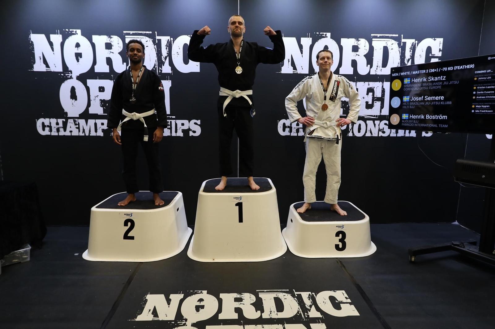 Henrik Boström vinner bronsmedalj på Nordic Open