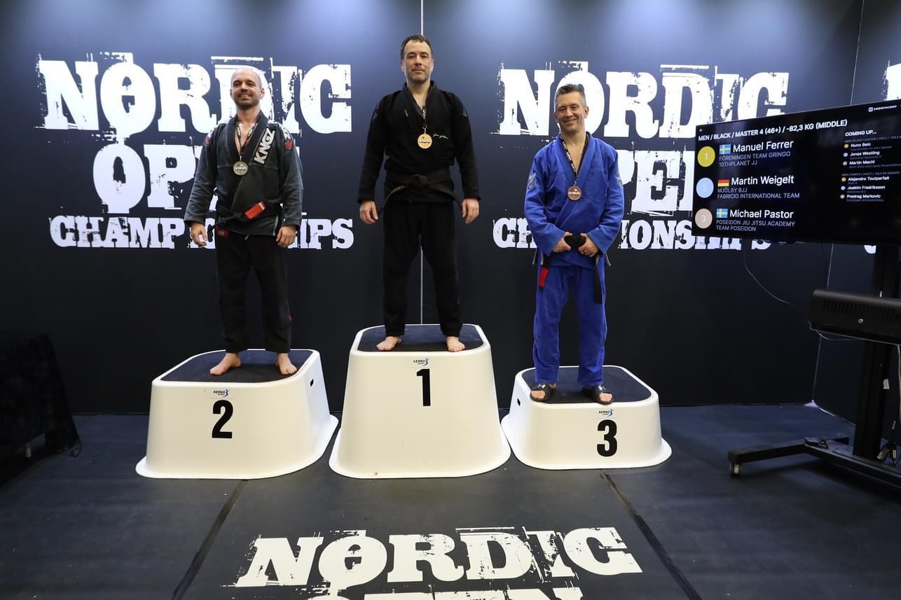 Martin Weigelt tar silvermedalj på Nordic Open